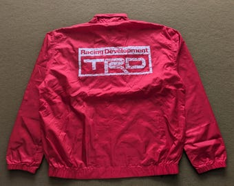 Chaqueta cortavientos vintage TRD TOYOTA Racing Uniform