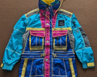 【80s フランス製】virage BY FUSALP スキーウェア つなぎ 80s フランス製】virage BY FUSALP スキーウェア つなぎ