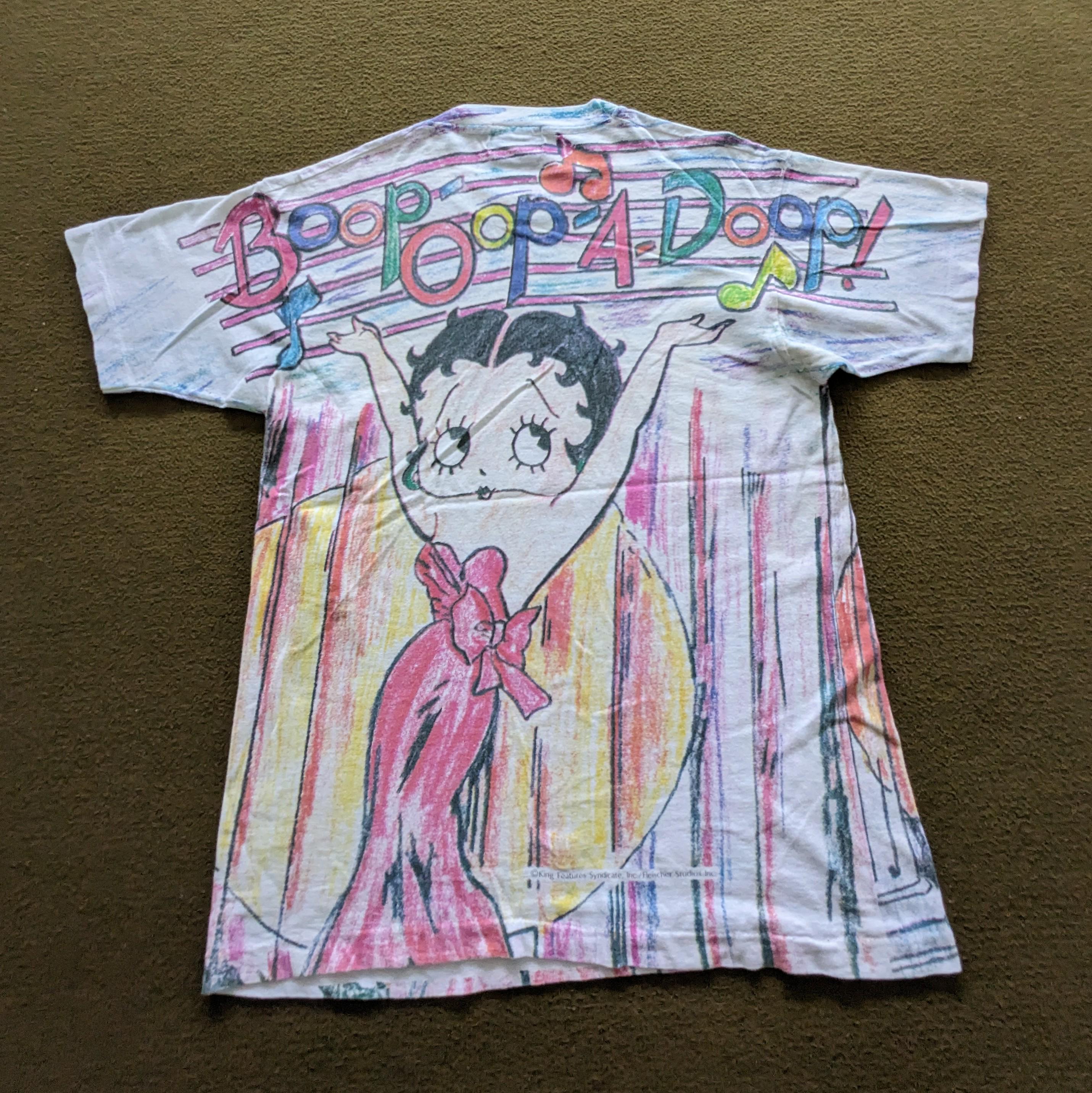 Vintage 90's BETTY BOOP American Cartoon T-shirt - Etsy