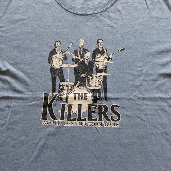 Vintage THE KILLERS Rock Band Tour T-shirt - Etsy
