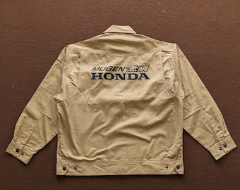 Vintage MUGEN HONDA Motorsports Workers Uniform Custom Art Jacket