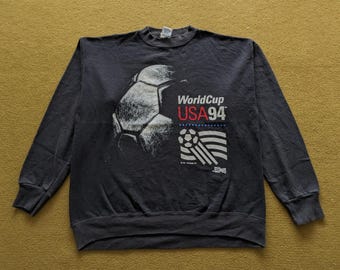 Vintage WORLDCUP USA 94 sweater met ronde hals