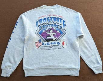 Vintage FROSTBITE FOOTRACE MARATHON Sweatshirt