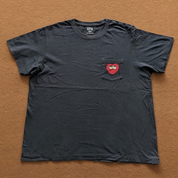 Vintage 90's Kaws X Uniqlo Japanese Brand T-shirt - Etsy