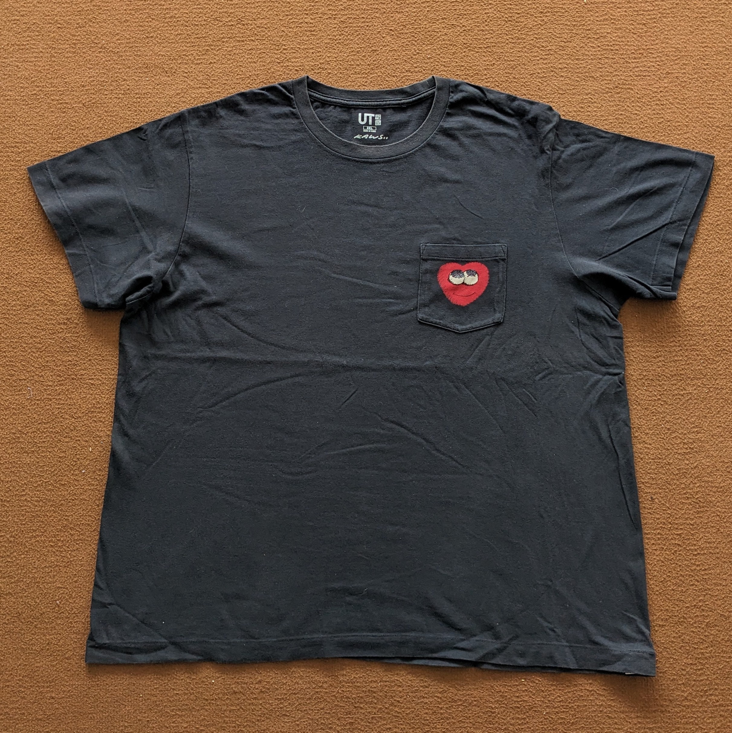 90’s〜 old UNIQLO teck gimmick black Y2K TOMMY GUERRERO UNIQLO SKATE VINTAGE STYLE T SHIRT XL NOT