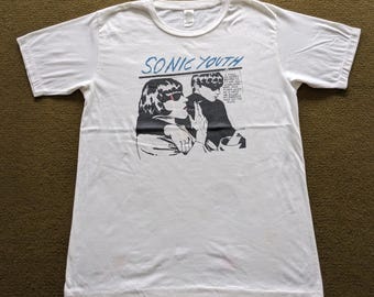 Vintage 90's SONIC YOUTH American Rock Band T-shirt - Etsy