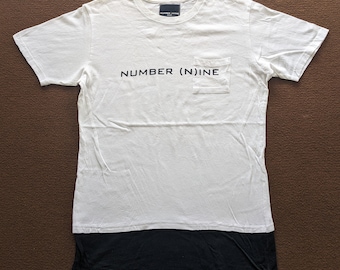 Vintage Number Nine Japanese Brand Custom Art T-shirt