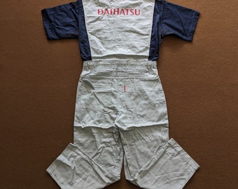 Vintage DAIHATSU Japanese Racing Team Coverall Jacket