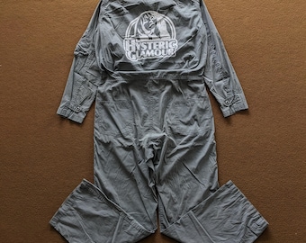 Vintage Hysteric Glamour Japanese Brand Coverall Jacket - Etsy