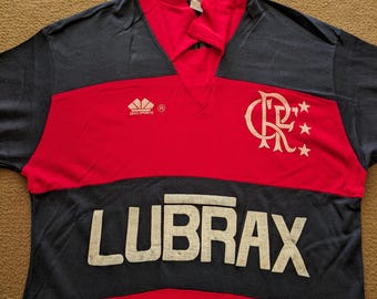 Vintage LUBRAX FLAMENGO Football Brazil Polo Shirts - Etsy