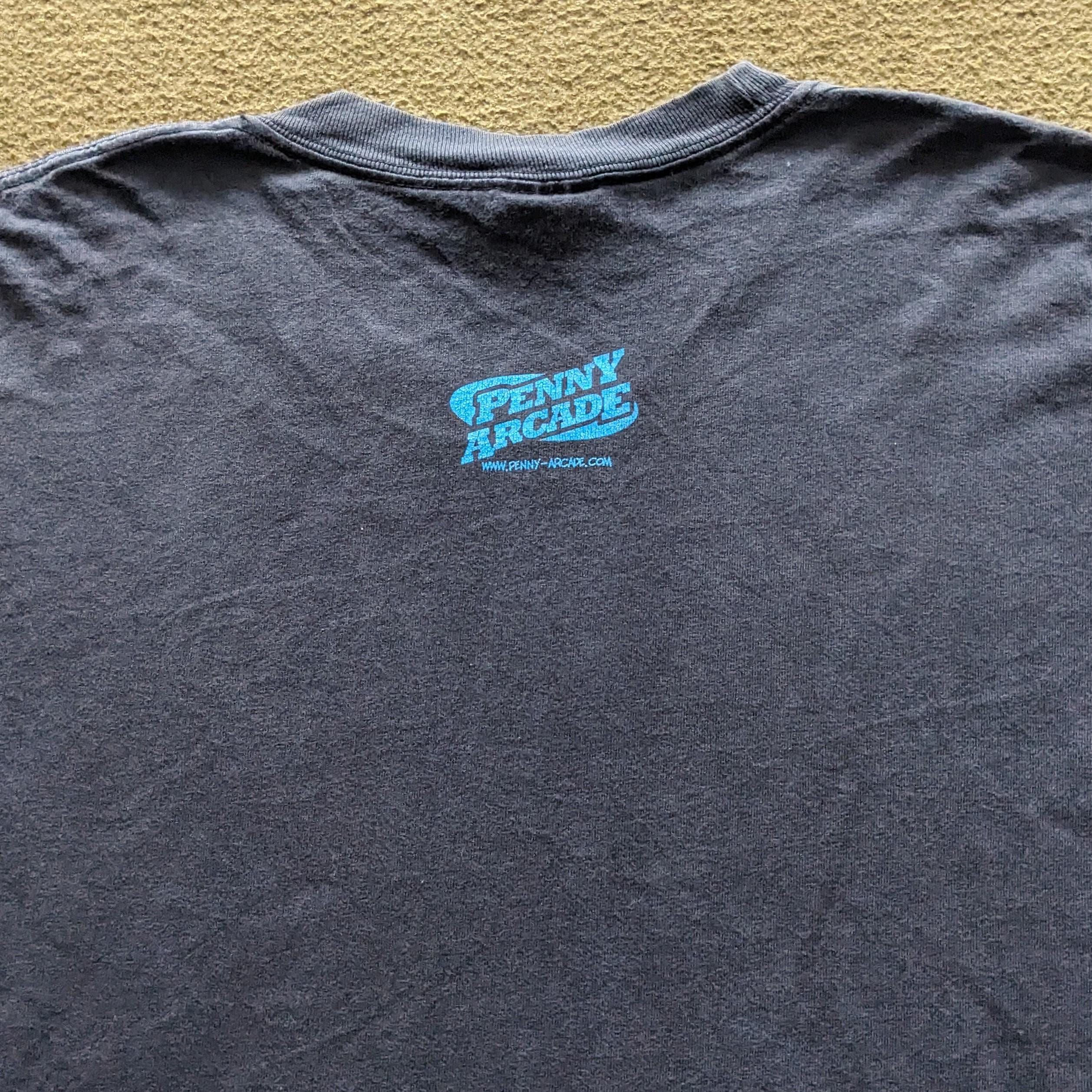 016 Penny Arcade Gameskins red Y2K tee