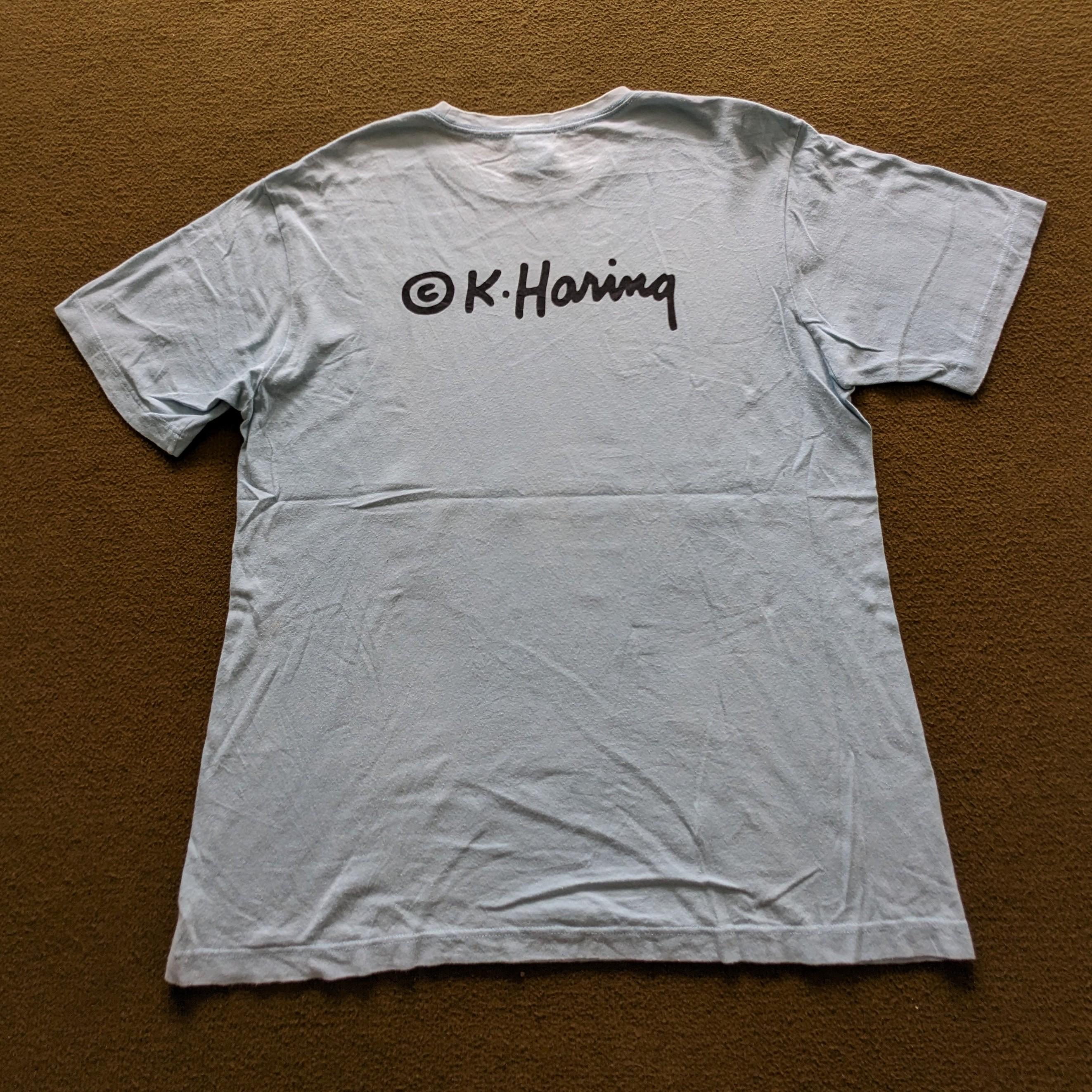 Vintage 90's Keith Haring American Art T-shirt - Etsy