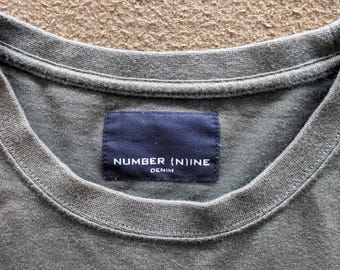 Vintage NUMBER NINE Japanese Brand Long T-shirt - Etsy