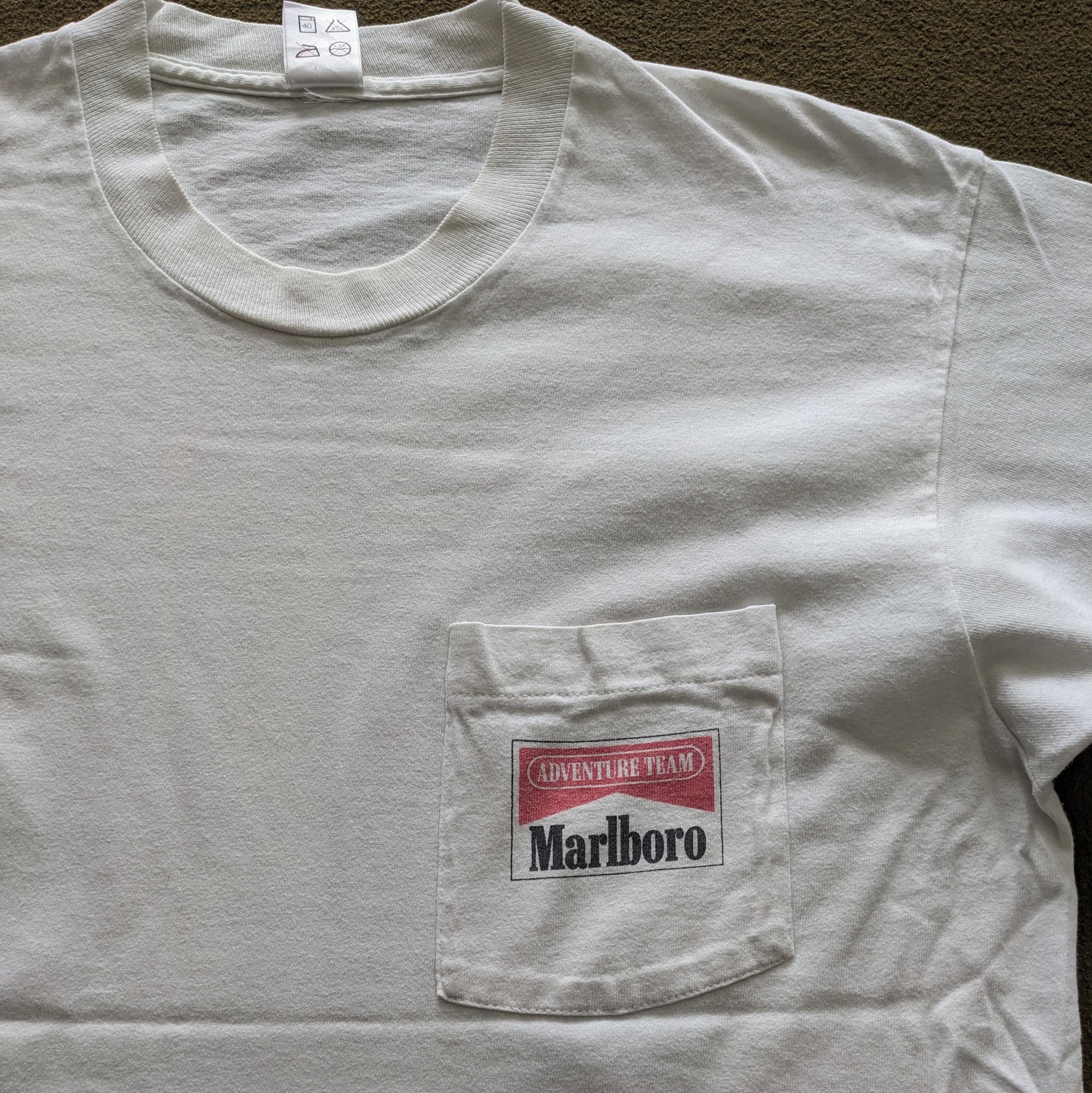 Vintage 90's MARLBORO ADVENTURE TEAM T-shirt - Etsy