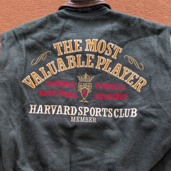 Vintage Harvard Sports Club Staff Varsity Jacket – Everwood