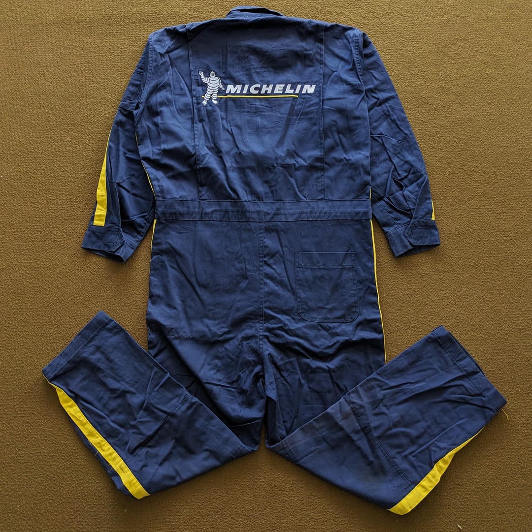 Vintage MICHELIN Motorsports Racing Coverall Workwear Jacket - Etsy