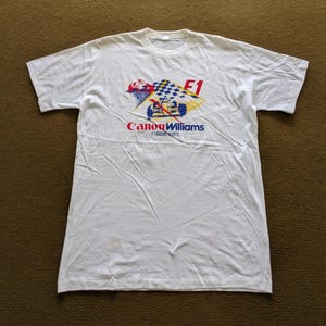 Vintage CANON WILLIAMS F1 Racing Team T-shirt