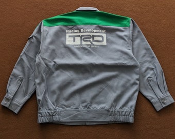 Vintage TOYOTA MOTORSPORT Racing Team Workers Uniform Custom Art Jacke