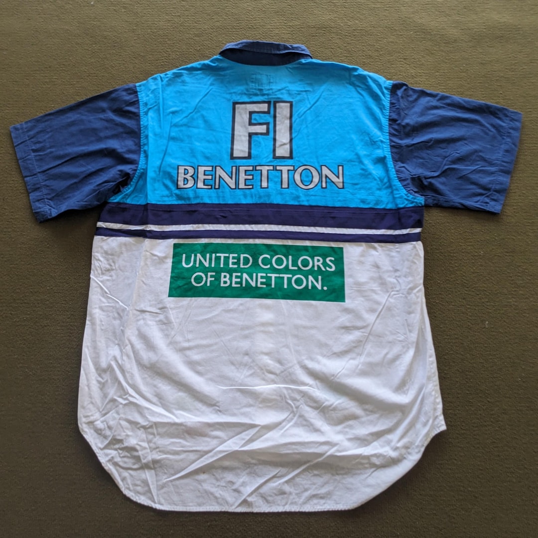 美品 benetton 90s Tシャツ formula 1 シューマッハ 90s f1 benetton formulaベネトン tシャツ シューマッハ - メルカリ