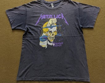 Metallica 1988 Damaged Justic Summer Tour Tshirt Large Unisex 80s