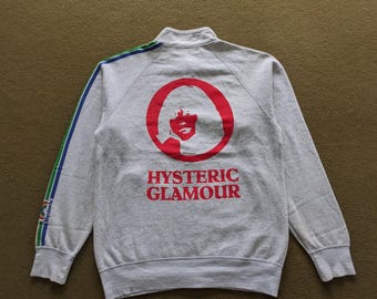 Vintage Hysteric Glamour Full Zip Hoodie: Big Logo Streetwear