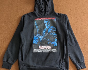 ブレインデッド×ターミネーター2 フーディー Vintage 1991 Terminator 2 Judgement Day Sweatshirt Terminator 2