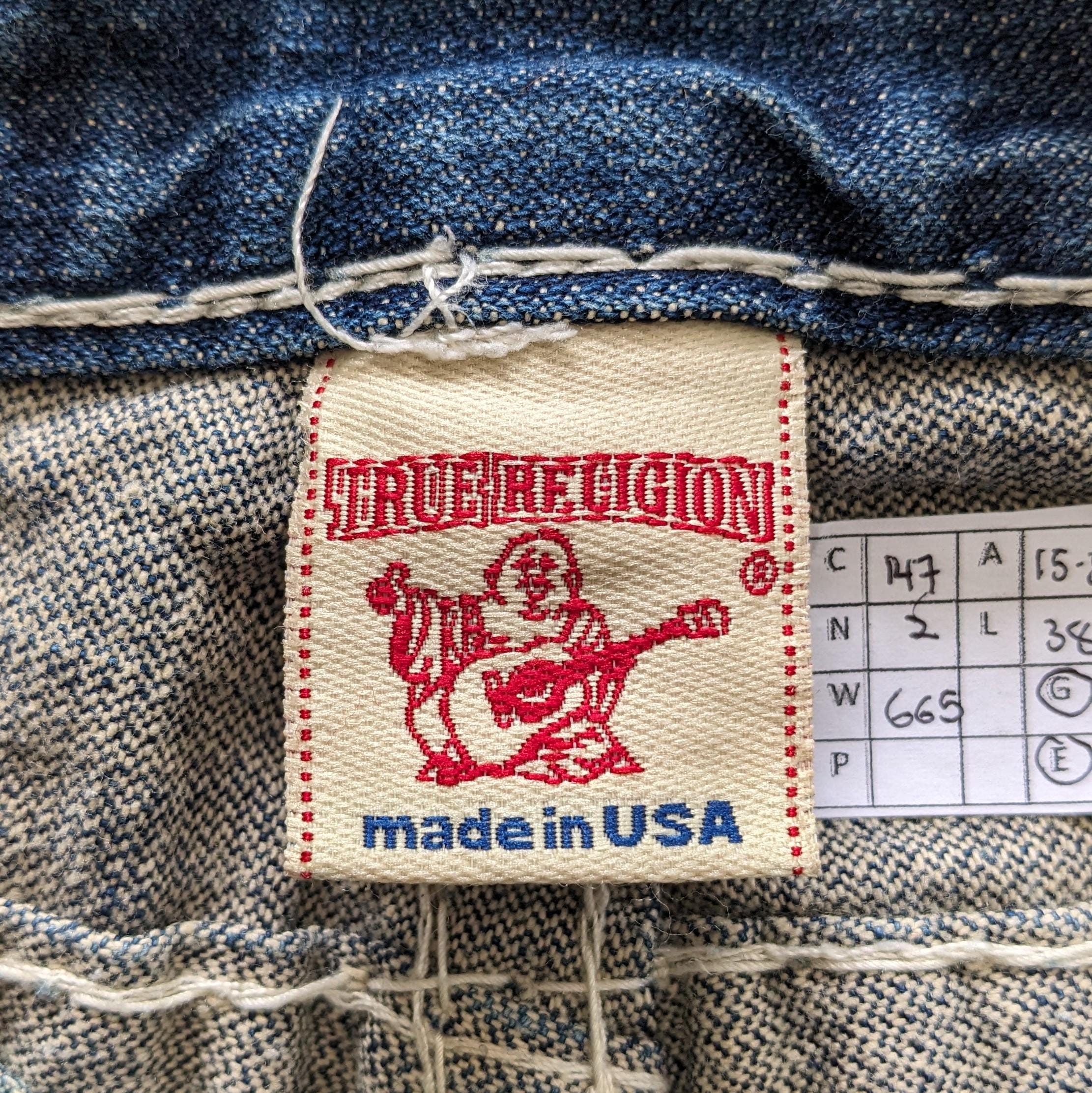 Vintage TRUE RELIGION American Japanese Style Jeans - Etsy