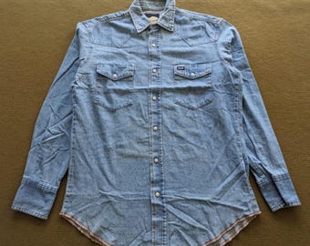 Vintage Wrangler Brand Denim Shirts