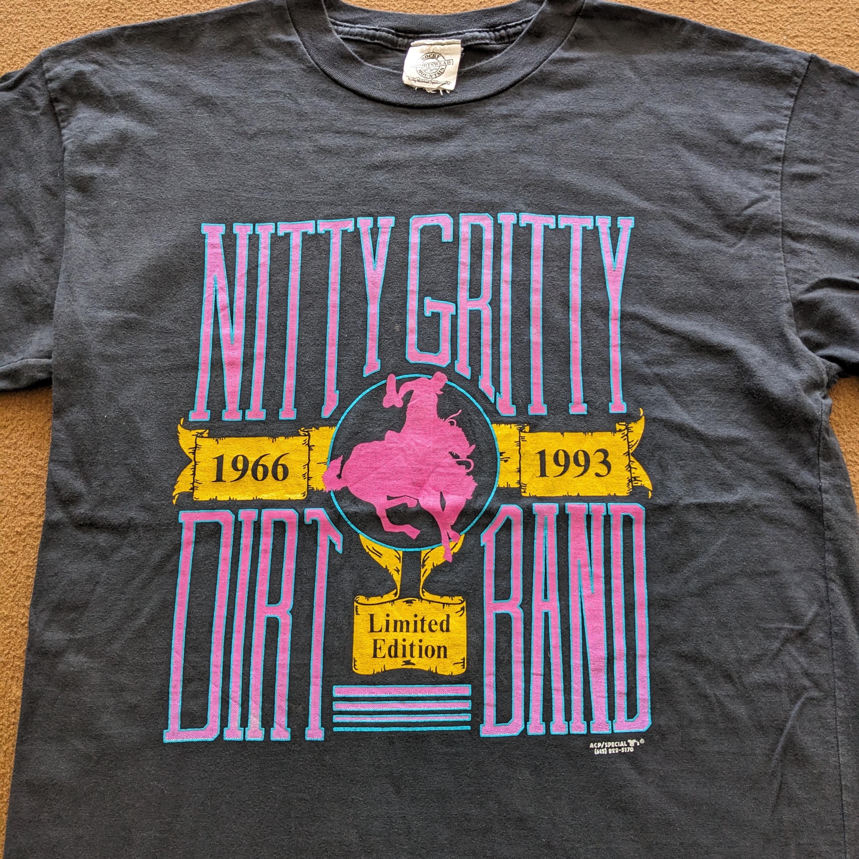 Vintage Nitty Gritty Dirt American Rock Band T-shirt - Etsy