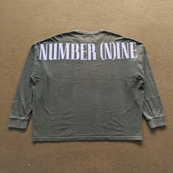 Vintage NUMBER NINE Japanese Brand Long T-shirt - Etsy