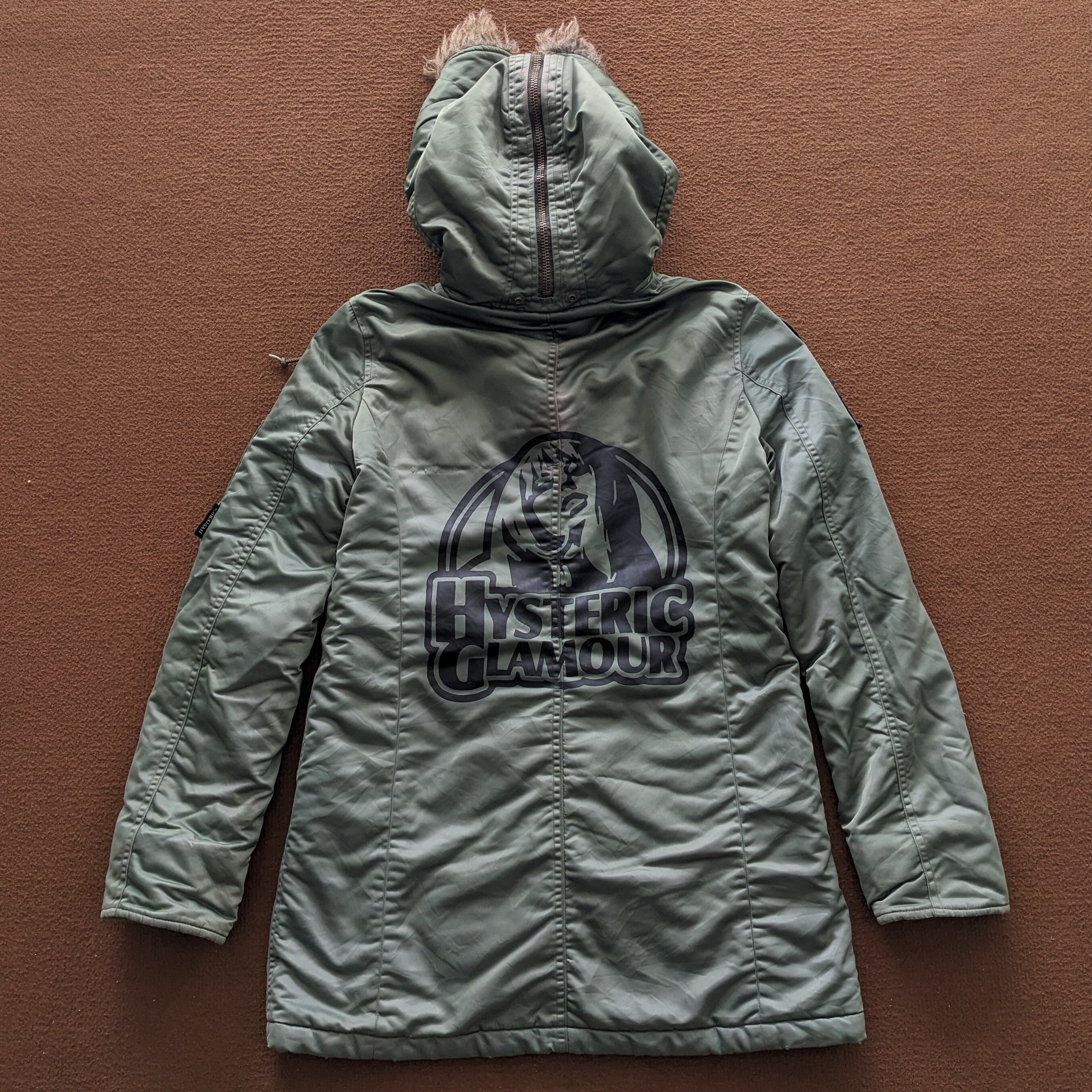 Vintage Hysteric Glamour Japanese Brand Puffer Custom Jacket