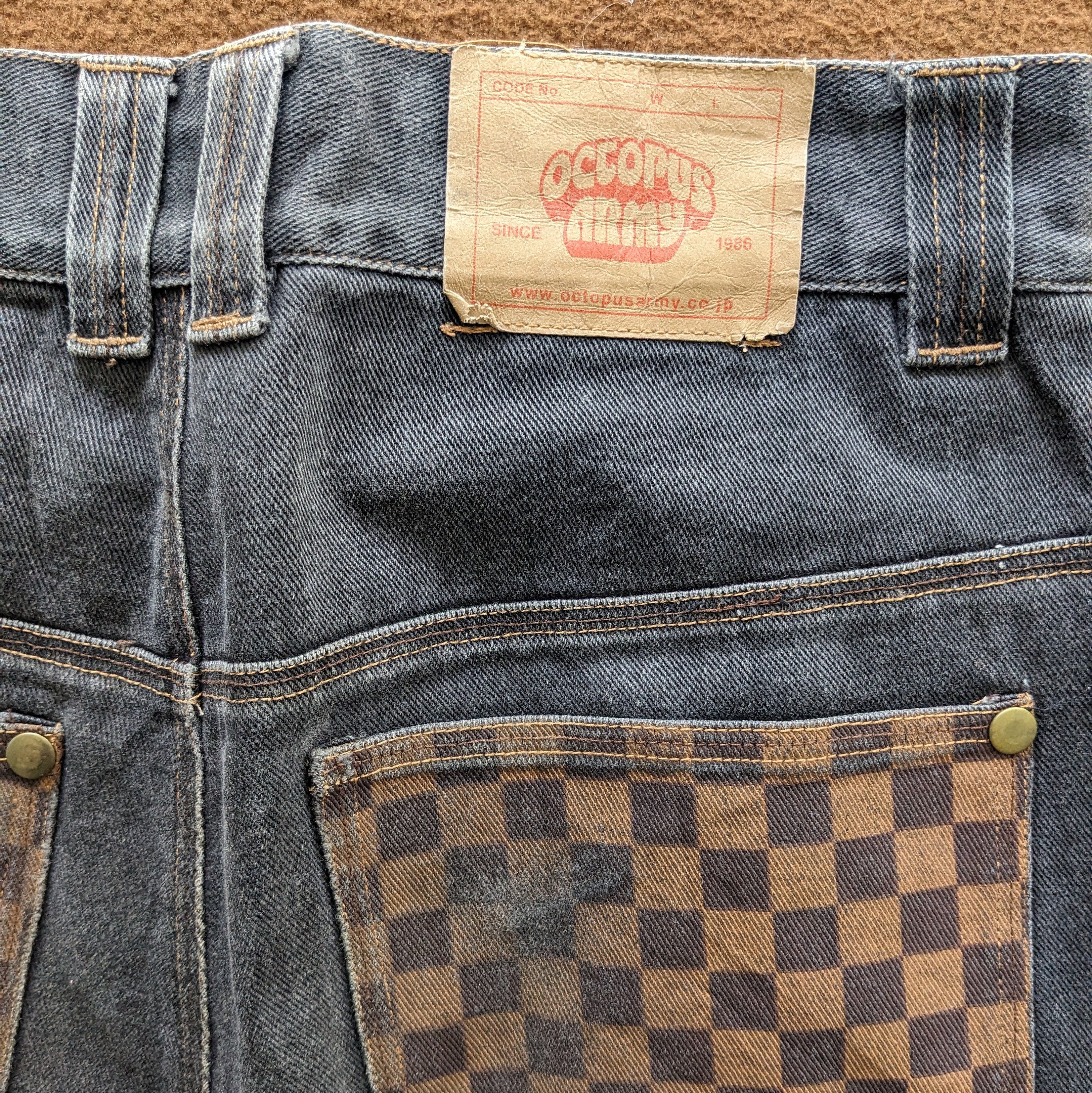 Vintage Octopus Army Streetwear Fashion Style Jeans - Etsy