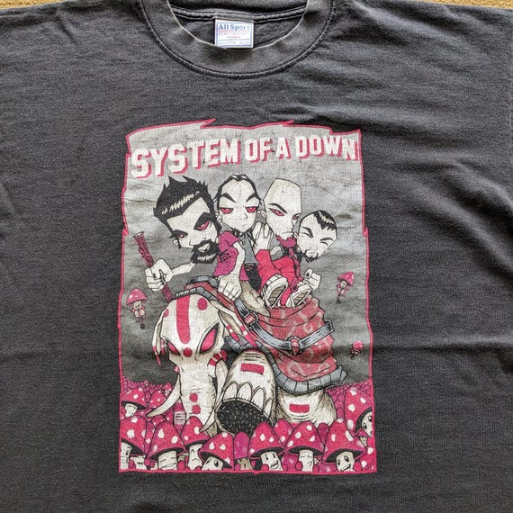 Vintage System of A Down Tour Band T-shirt - Etsy