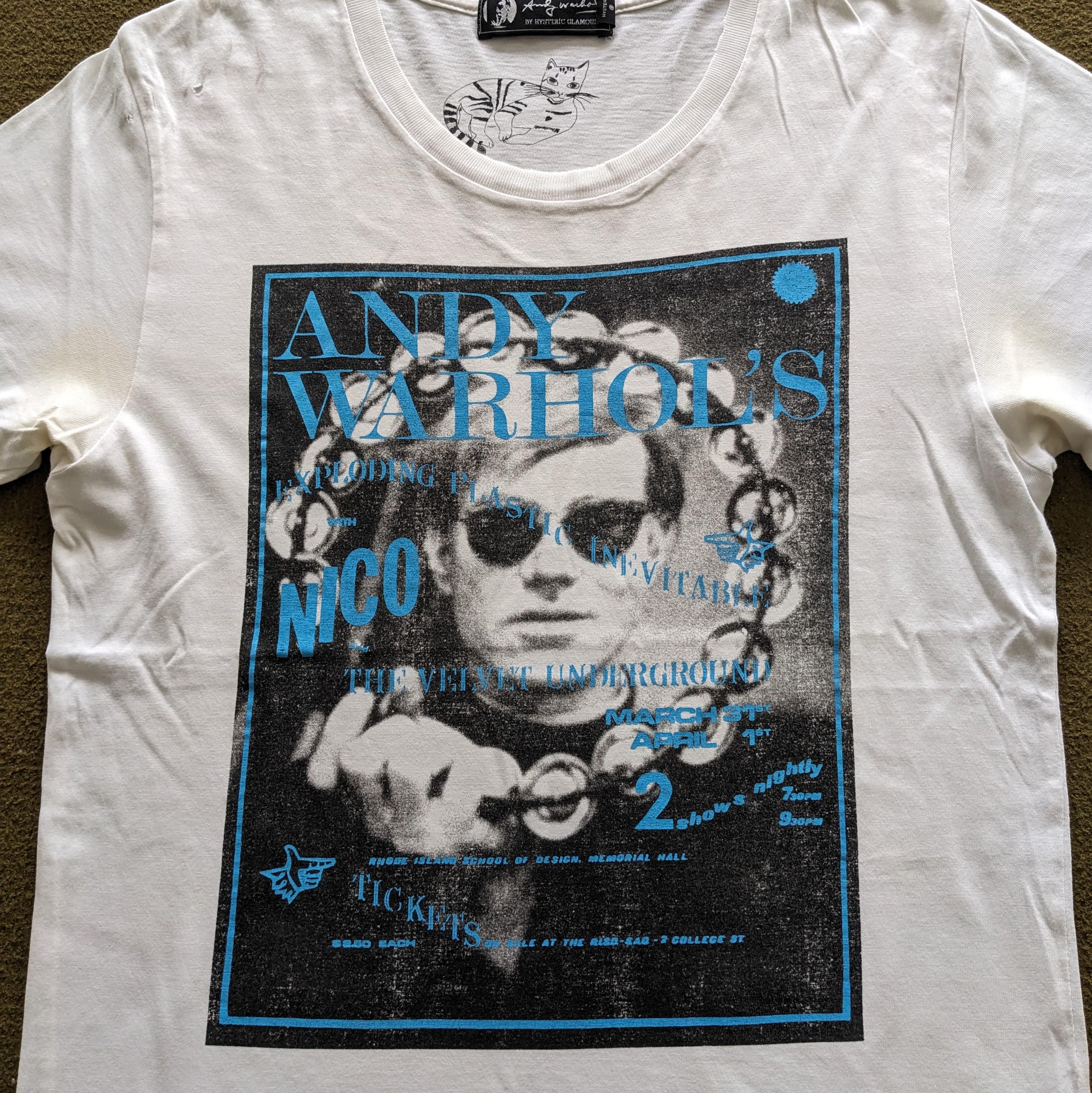 Vintage Andy Warhol X Hysteric Glamour Japanese Brand T-shirt - Etsy