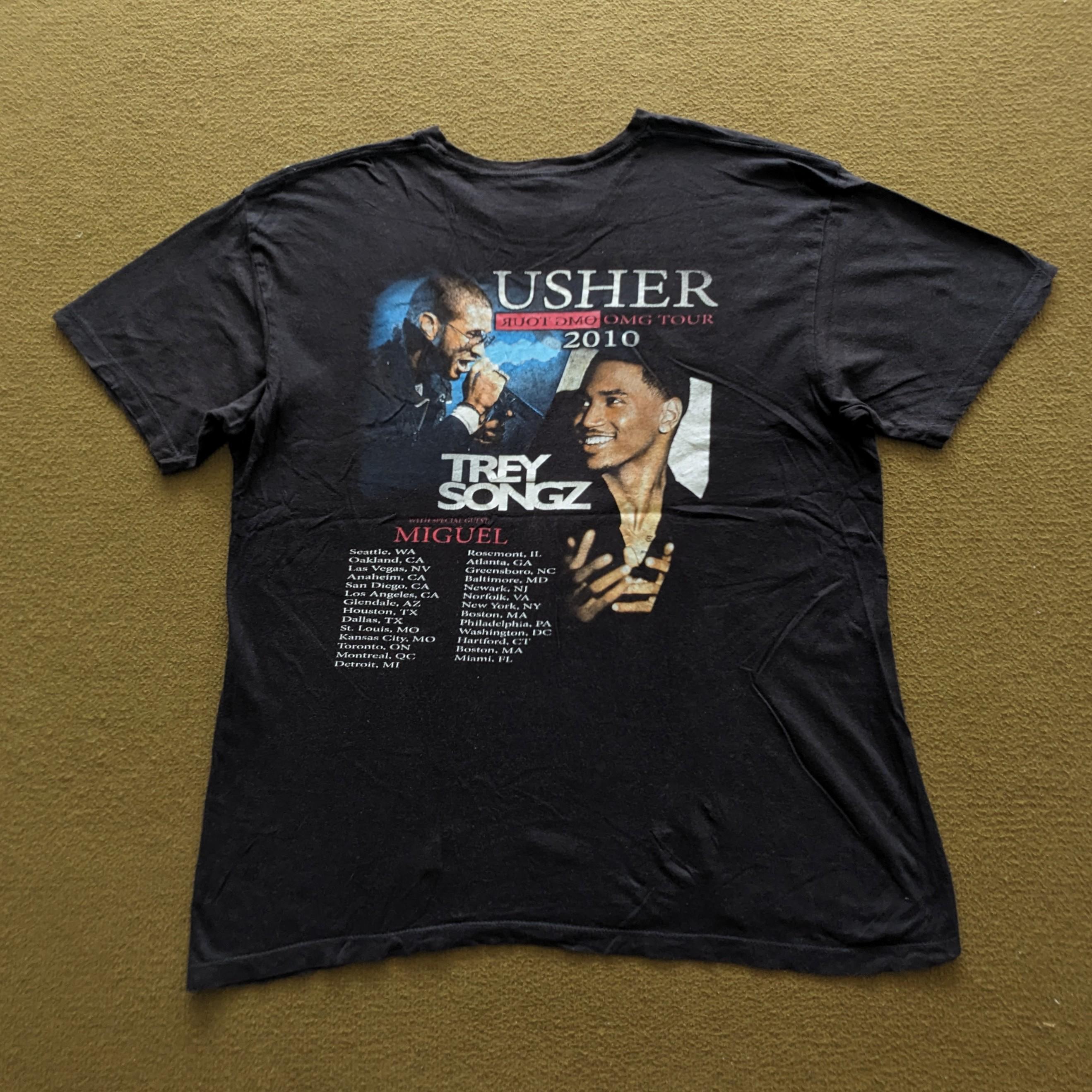 Vintage USHER OMG 2010 X Trey Songz Band Tour T-shirt - Etsy