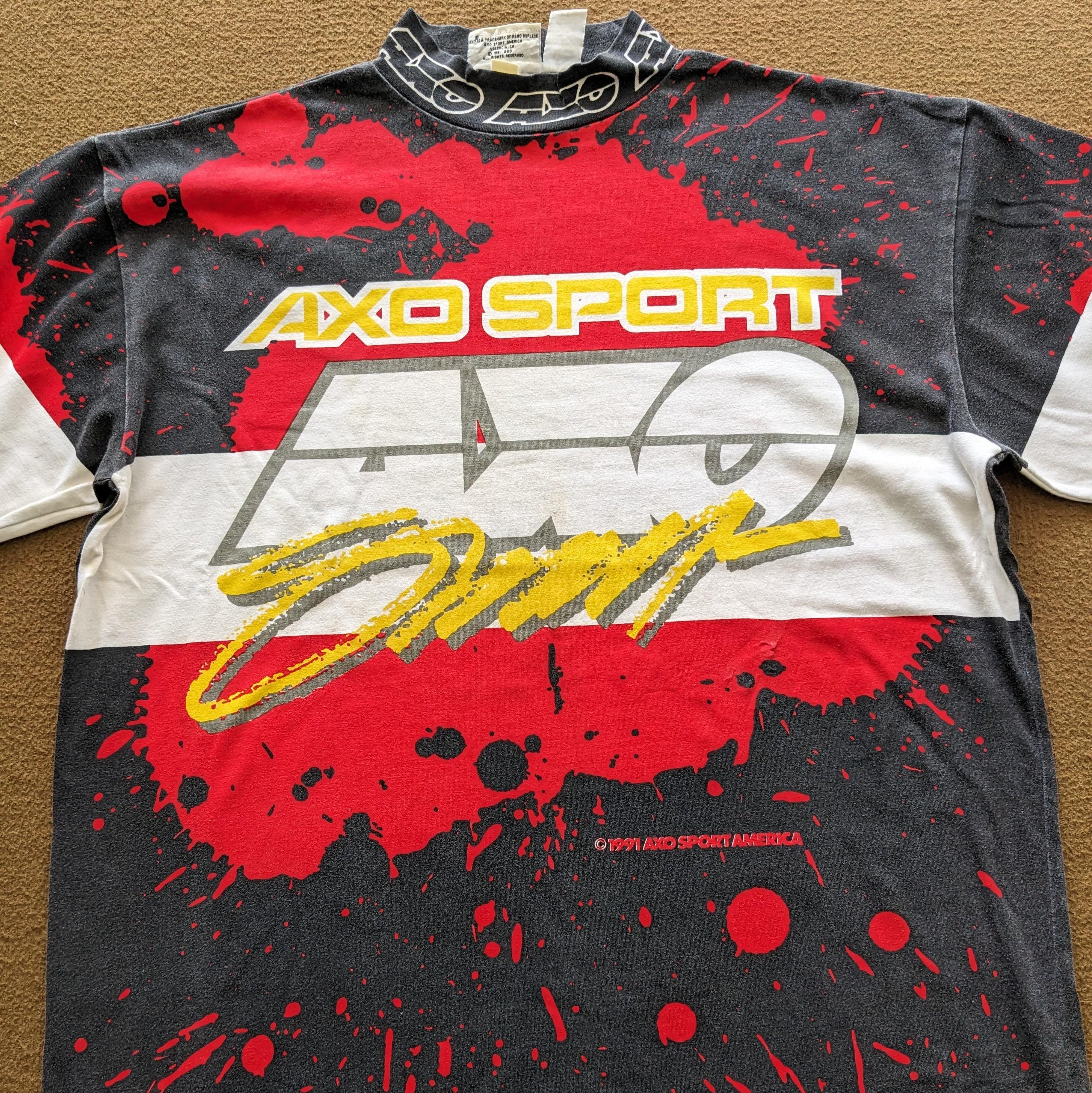 未使用 ビンテージ USA製 モトクロス AXO レーシング Tシャツ ロンT Vintage AXO SPORT Extreme Motorsports Long T-shirt - Etsy