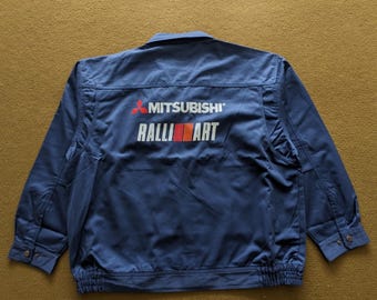 ヴィンテージ 三菱 ラリーアート モータースポーツ カスタムジャケット