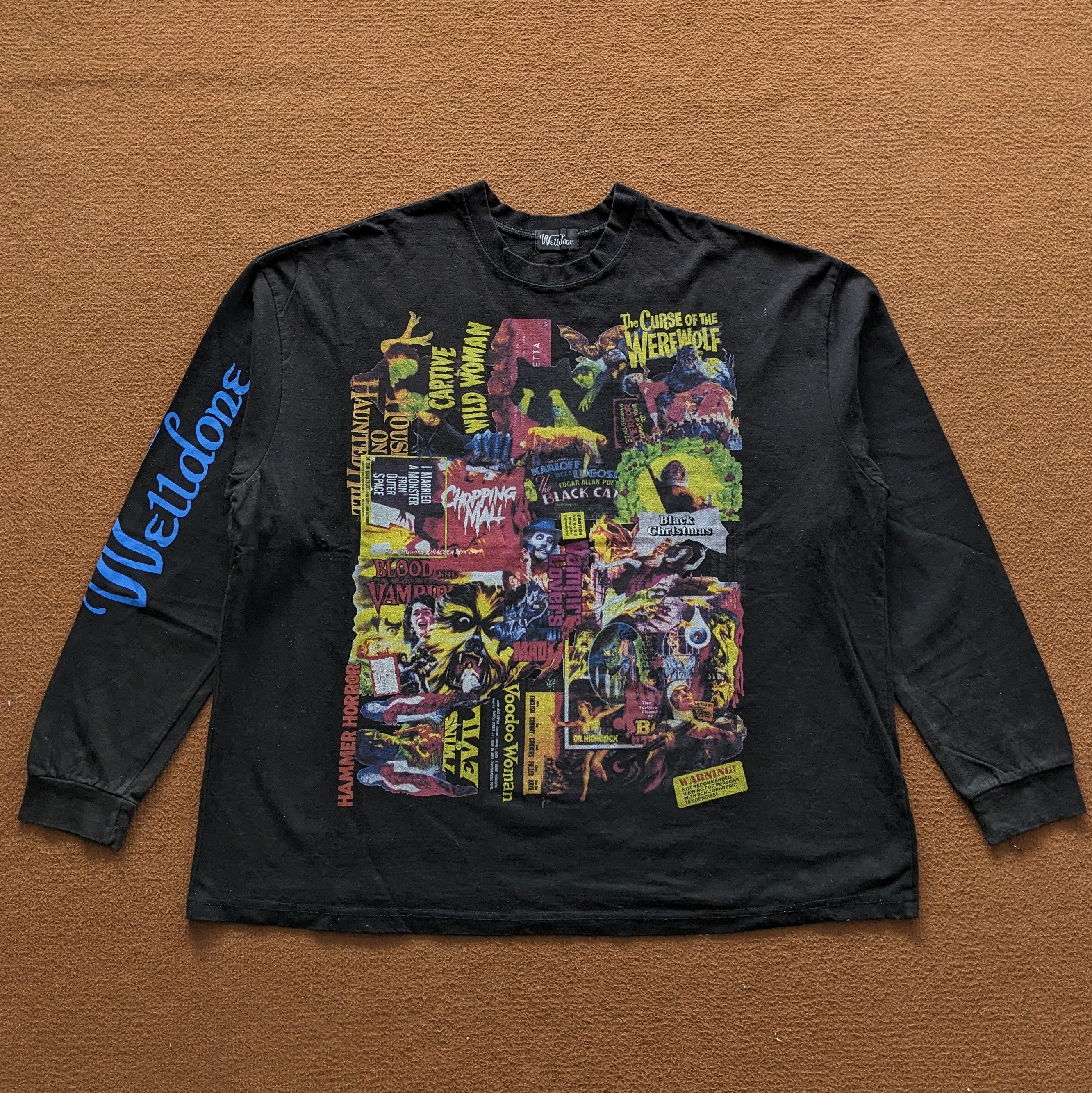 Vintage We11done Japanese Horror Art Long T-shirt - Etsy