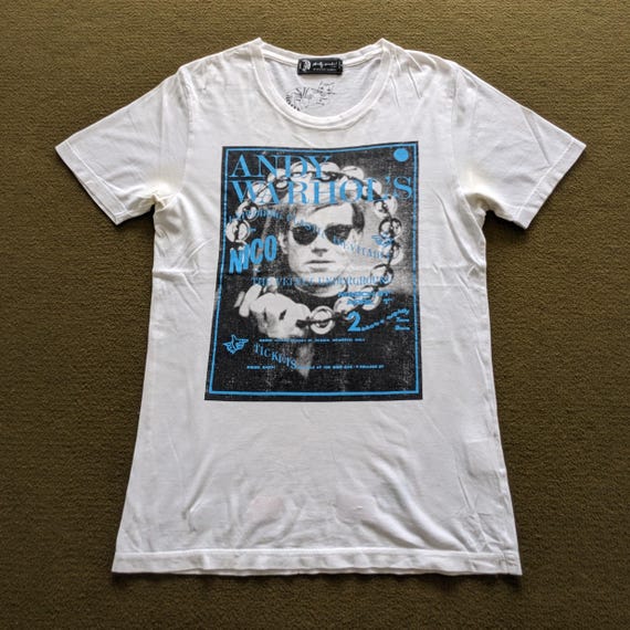 Vintage Andy Warhol X Hysteric Glamour Japanese Brand T-shirt - Etsy