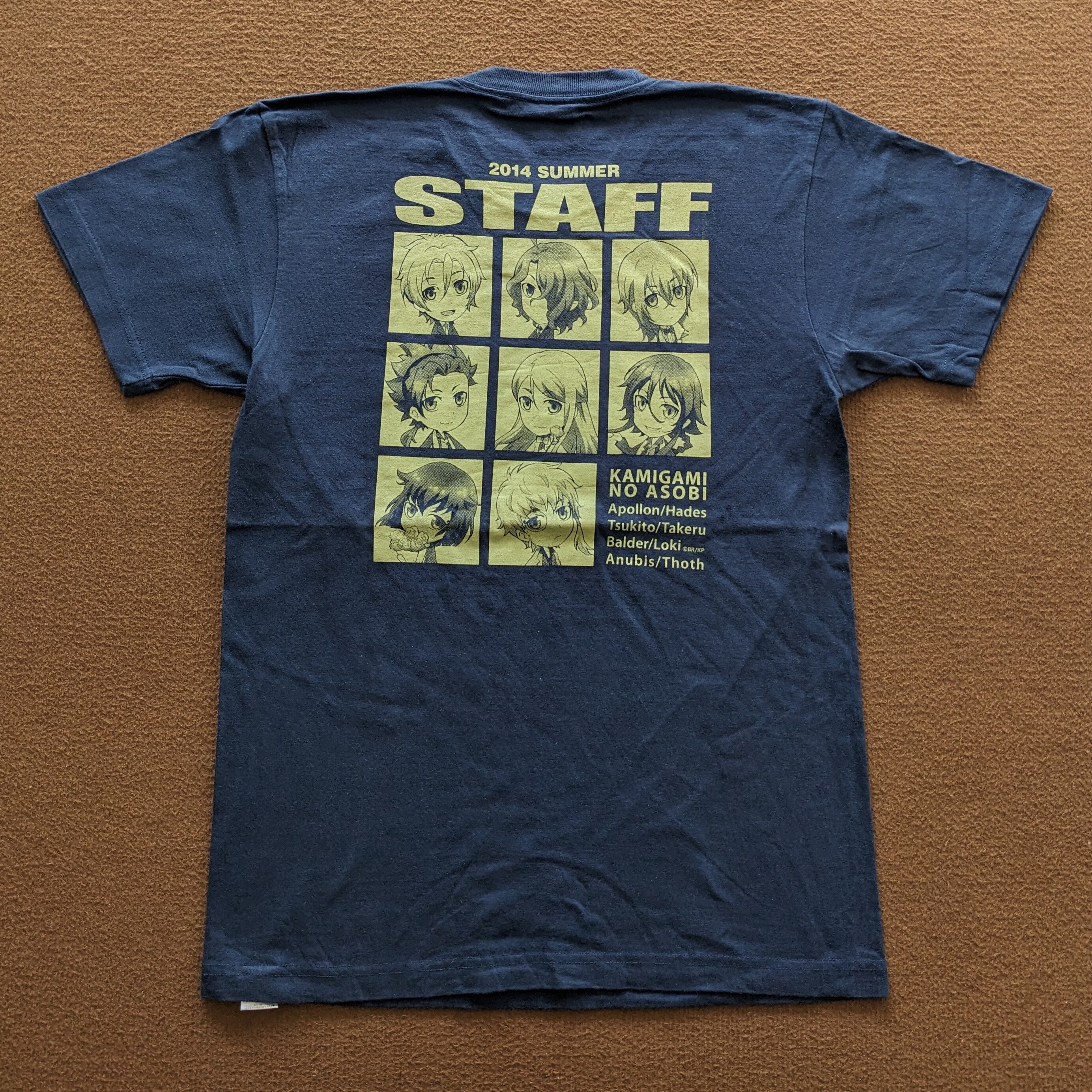 Vintage Kamigami No Asobi Japanese Anime T-shirt