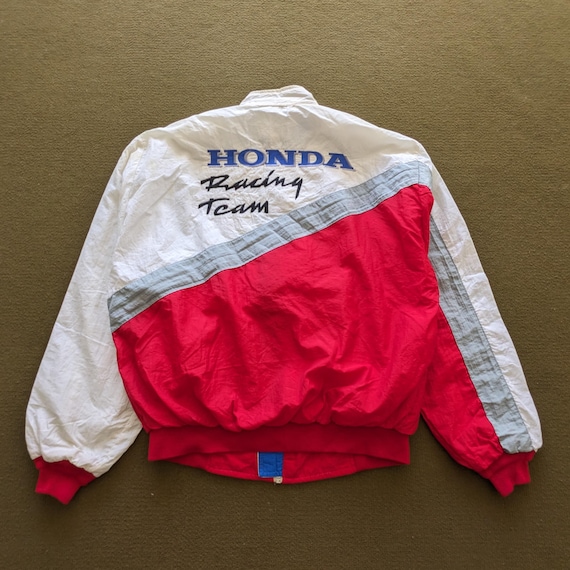 HONDA ナイロンジャケット L 80s ヴィンテージ レーシング 激レア 80s 90s HONDA RACING ビンテージ ホンダレーシングジャケット