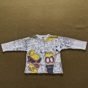 Vintage Hysteric Glamour x Skulls Japanese Brand Kids T-shirt