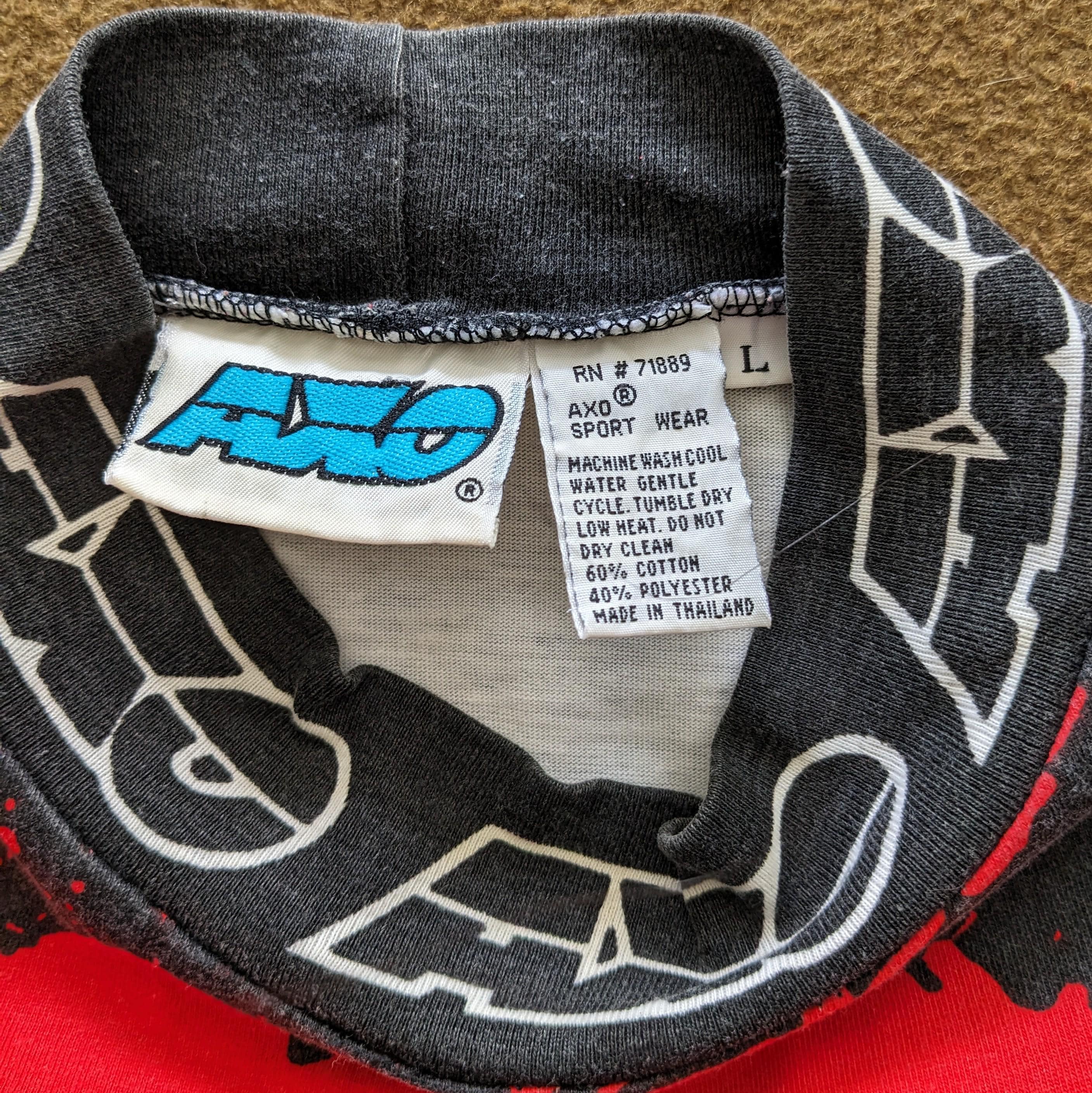 Vintage AXO SPORT Extreme Motorsports Long T-shirt - Etsy