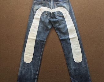 Vintage EVISU Japanese Designer Denim Custom Jeans