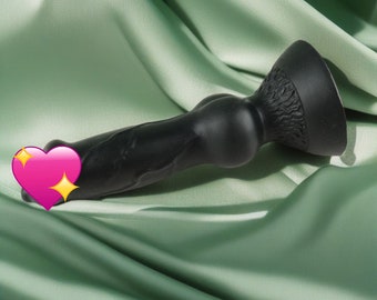 Black Dildo For Beginner, Silicone Dildo, Fantasy Dildo, Suction Cup Dildo, Adult Sex Toys, Soft Silicone, Fantasy Sex Toys For Men & Women