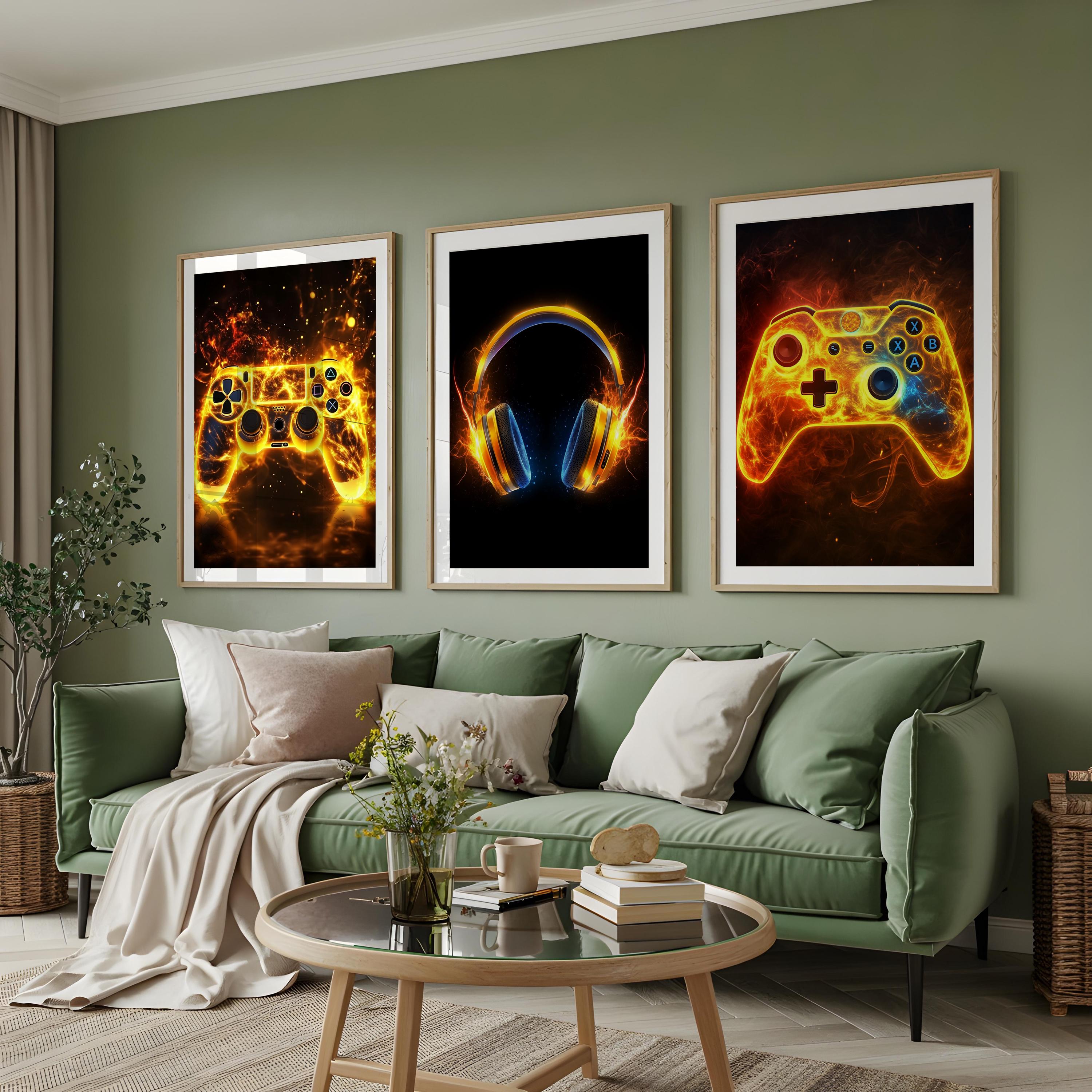 Video Game Controller Prints: Set of 3 Gaming Posters (digital Download ...