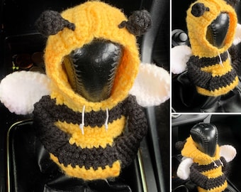 Modello all'uncinetto Felpa con cappuccio Gear Shift BEE, termini inglesi USA e svedese