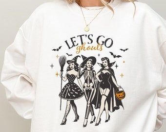 レトロハロウィーンDTF転写 高品質フルカラーアイロン接着 すぐにプレスできる熱転写Tシャツ パーカー カスタムDTFアイロン接着転写プリント