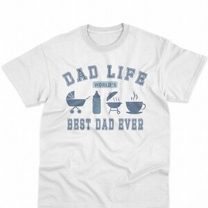 Dad Life DTF Transfer, Ready To Press, Prints Heat Transfer, Iron-On Ready For Press, Heat Transfer for T-Shirt Hoodies, Custom DTF Transfer
