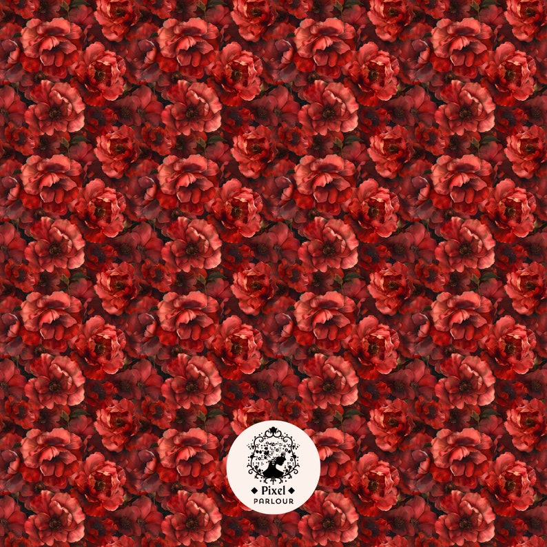 Rose Seamless Pattern ravishing roses pattern rose botanical print rose digital paper rose pattern png rose repeat pattern gothic rose wall